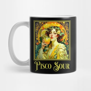 Art Nouveau Pisco Sour Mug